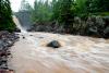 High water at Rosebush Creek (Photo by Stephan Hoglund)